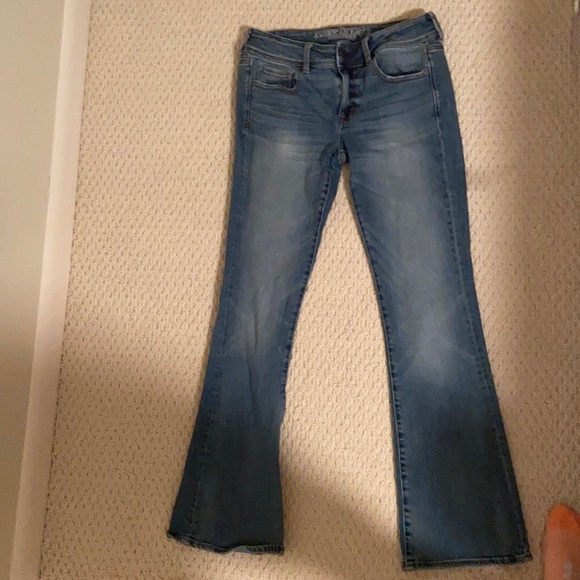 American Eagle Stretch X boot cut jeans size 6 - Picture 1 of 2